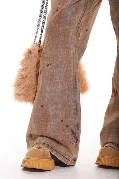 Wasteland Vintage Wash Flared Denim Jeans
