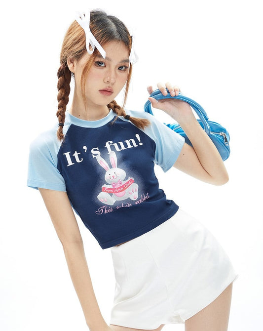 Bunny Raglan Baby Tee
