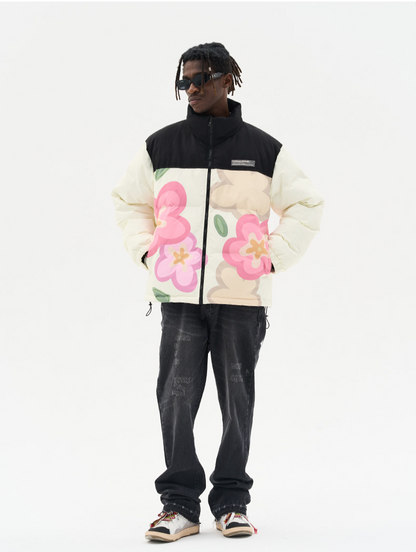Floral Puffer Jacket