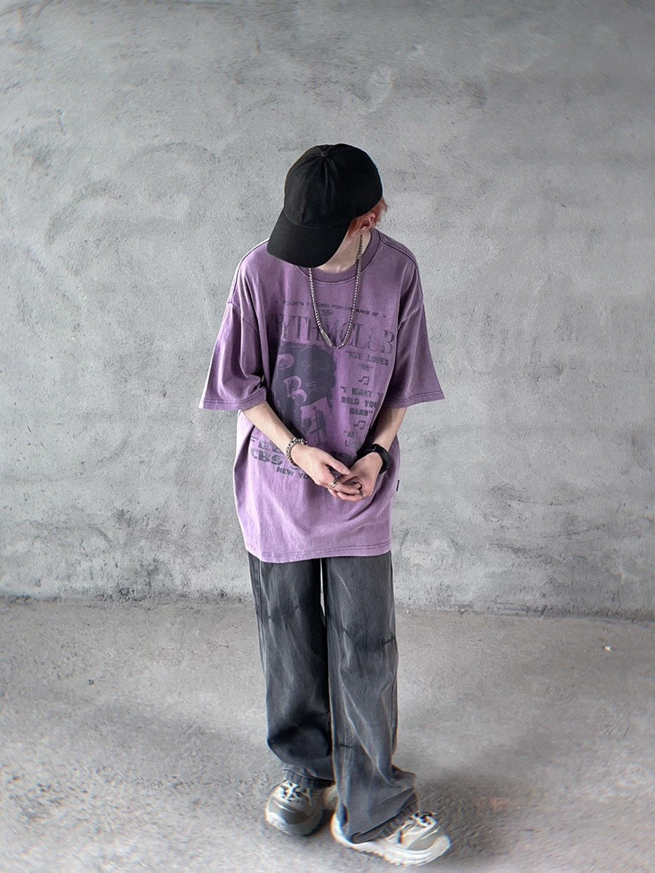 Purple Vintage Washed T-Shirt