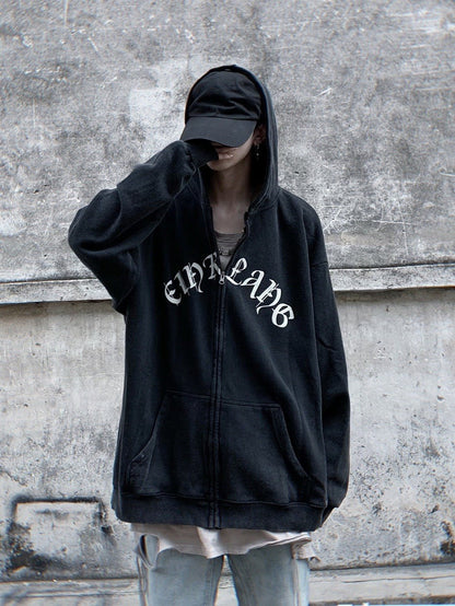 Skull and Bones Graphic Hoodie