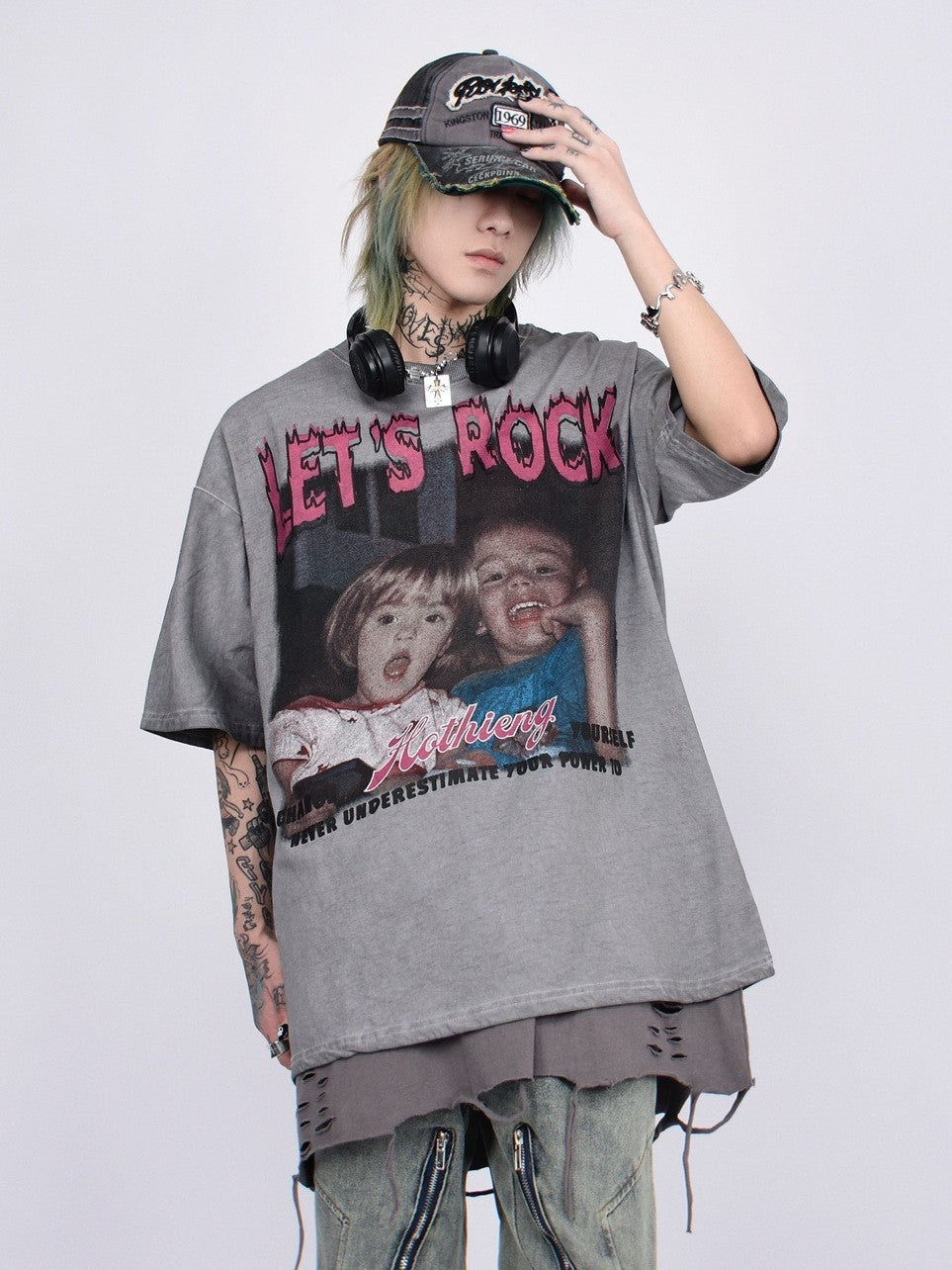 Let’s Rock T-Shirt aesthetic y2k eboy outfits