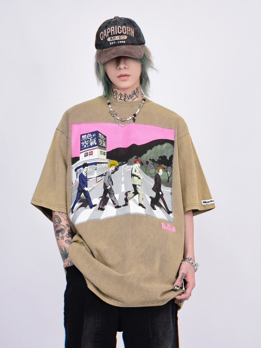 Punk Crossing Graphic T-Shirt