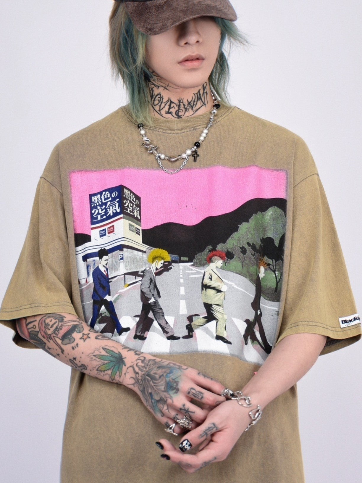 Punk Crossing Graphic T-Shirt