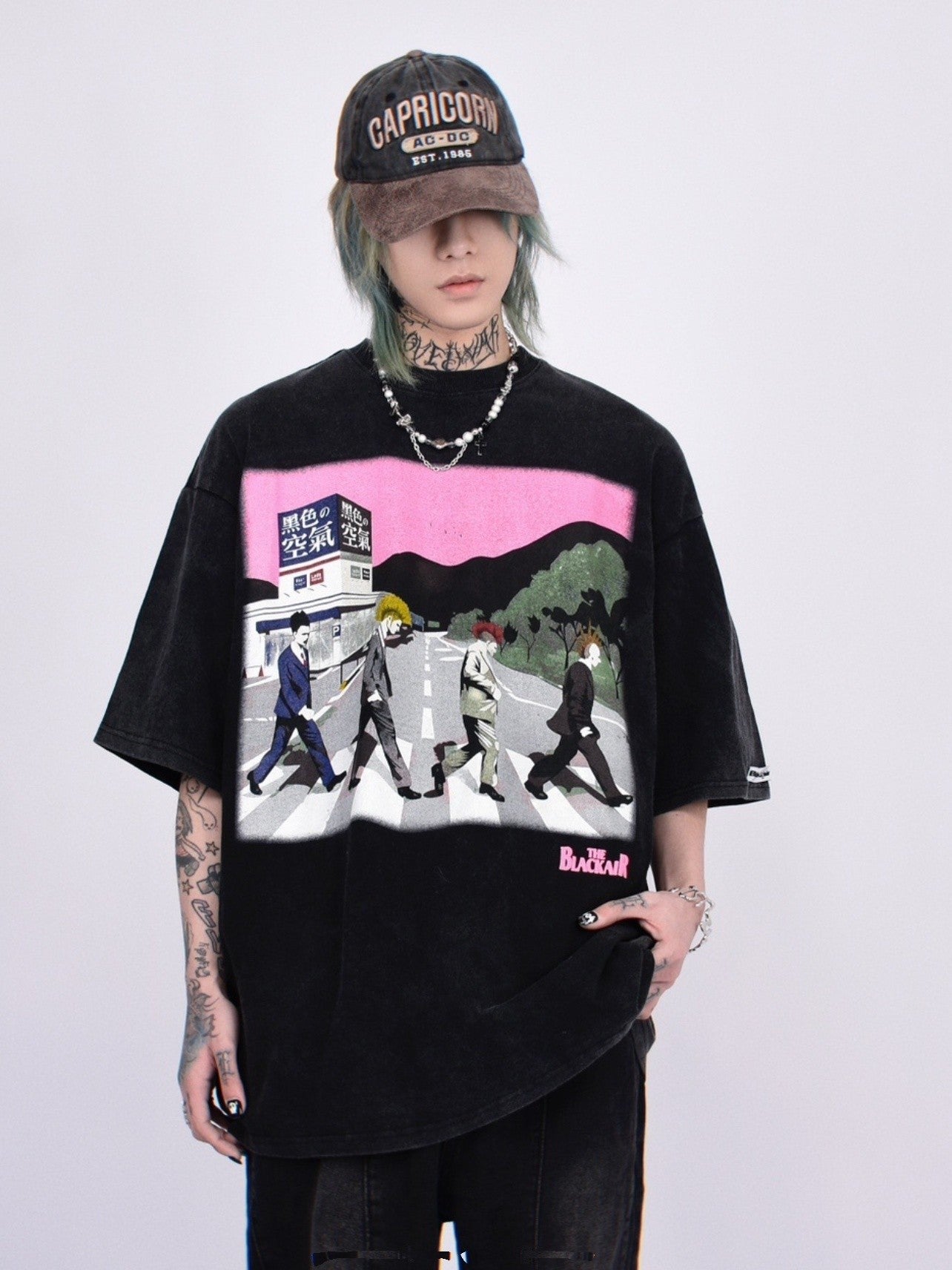 Punk Crossing Graphic T-Shirt