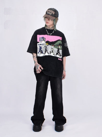 Punk Crossing Graphic T-Shirt