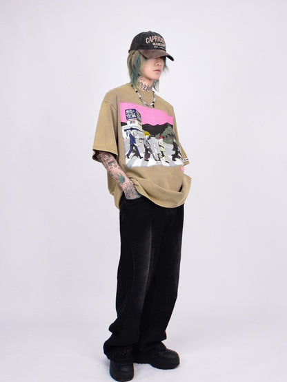 Punk Crossing Graphic T-Shirt