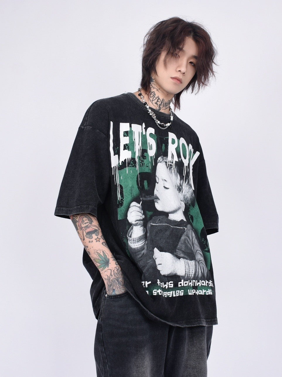 Streetwear Let’s Rock Light Up T-Shirt
