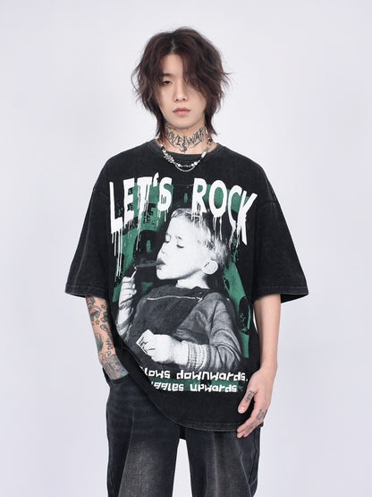 Streetwear Let’s Rock Light Up T-Shirt