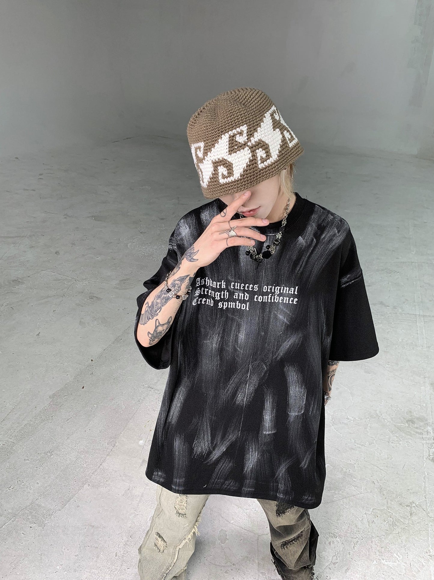 Streetwear Ashdark Painted T-Shirt