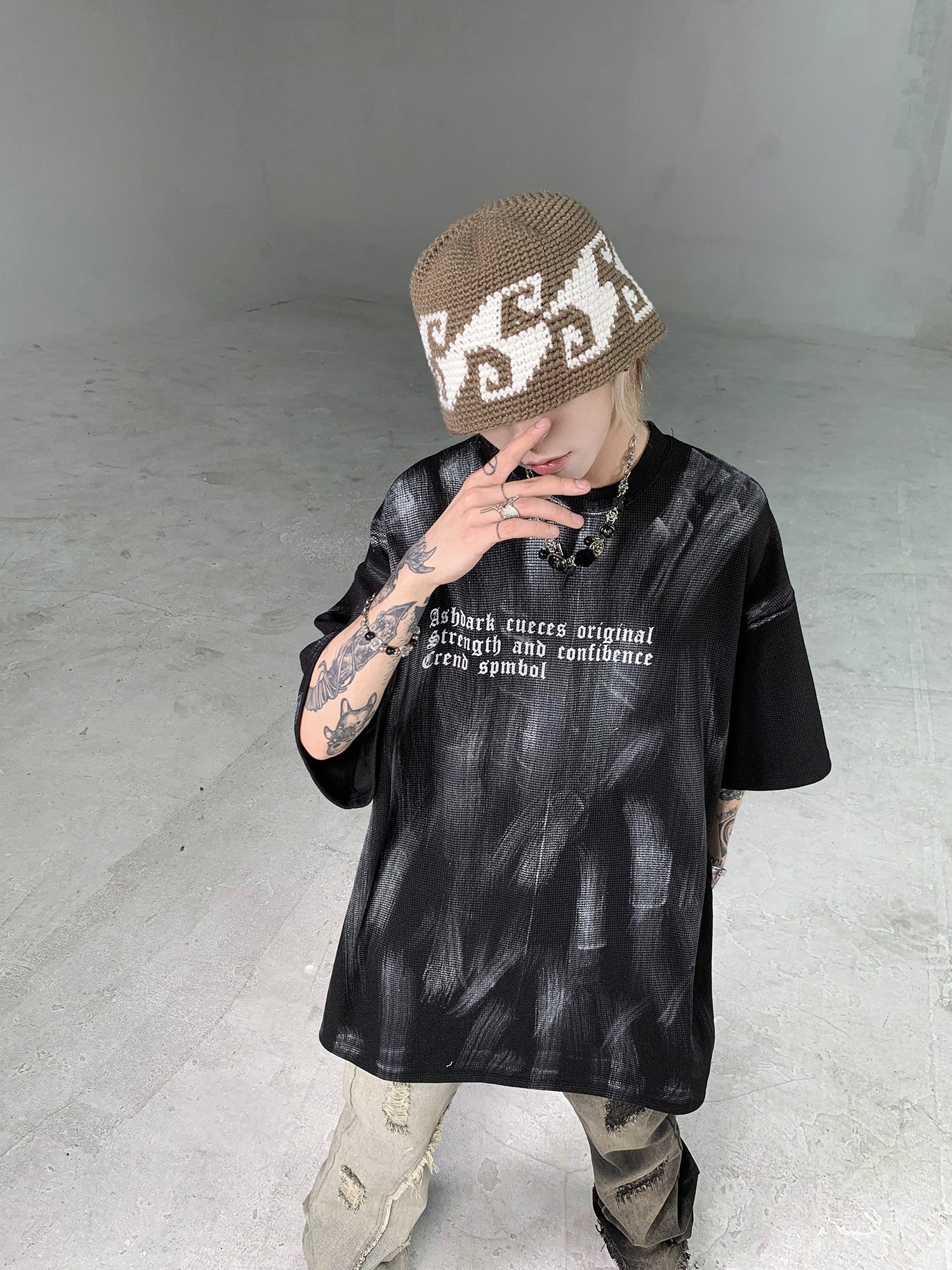 Streetwear Ashdark Painted T-Shirt