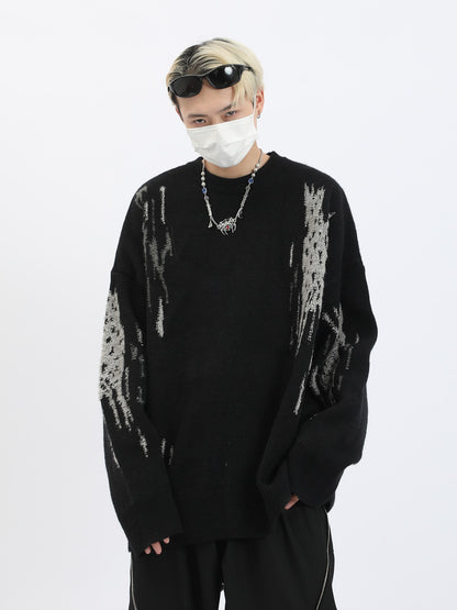 Goth Streetwear Matrix Sweater