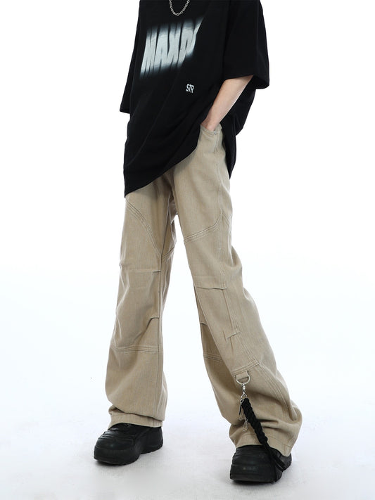 Khaki Tabbed Pants