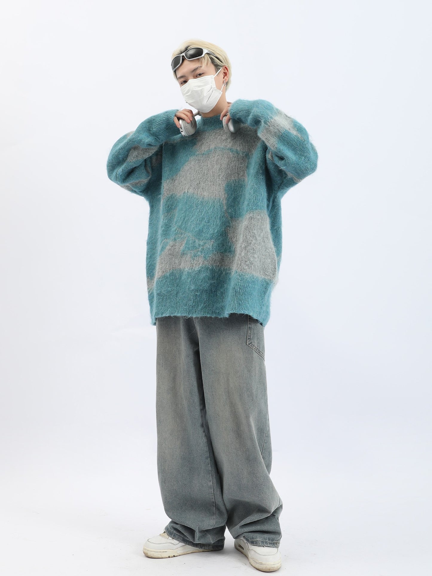 Flowing Forms Mohair Blend Sweater