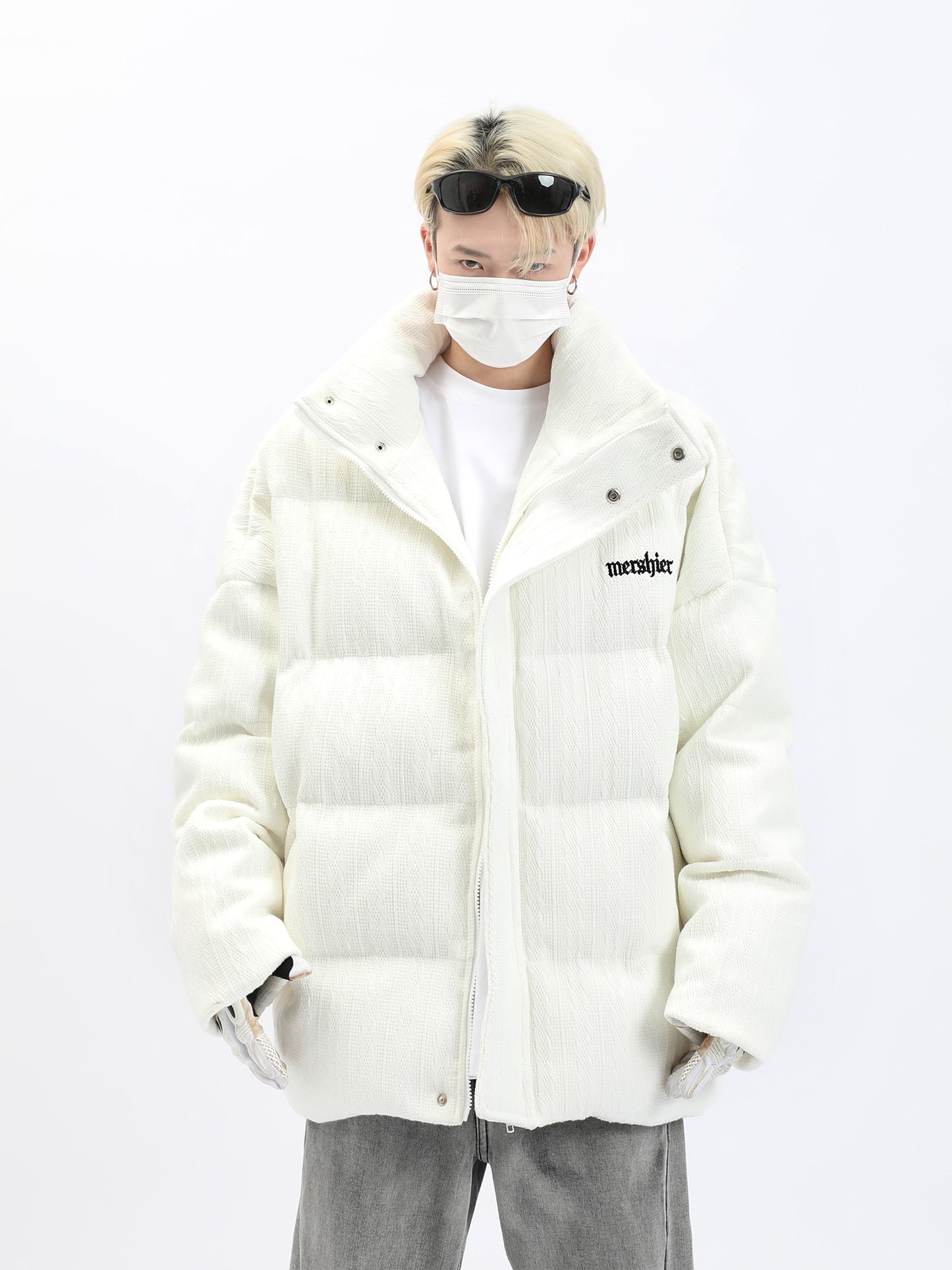 Streetwear Knitwave Puffer Jacket