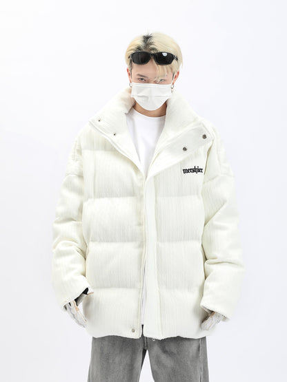Streetwear Knitwave Puffer Jacket