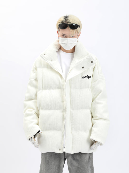 Streetwear Knitwave Puffer Jacket