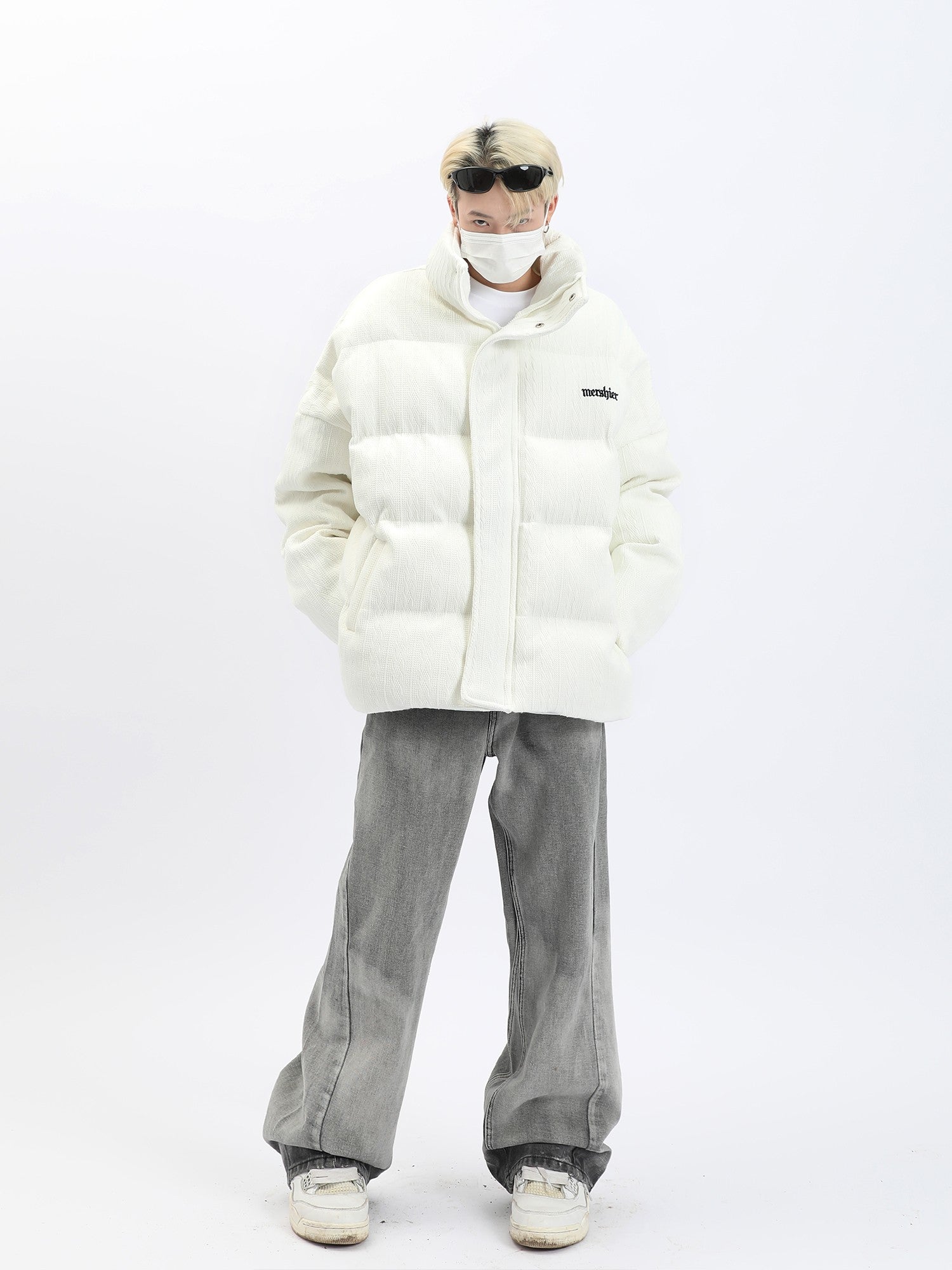 Streetwear Knitwave Puffer Jacket