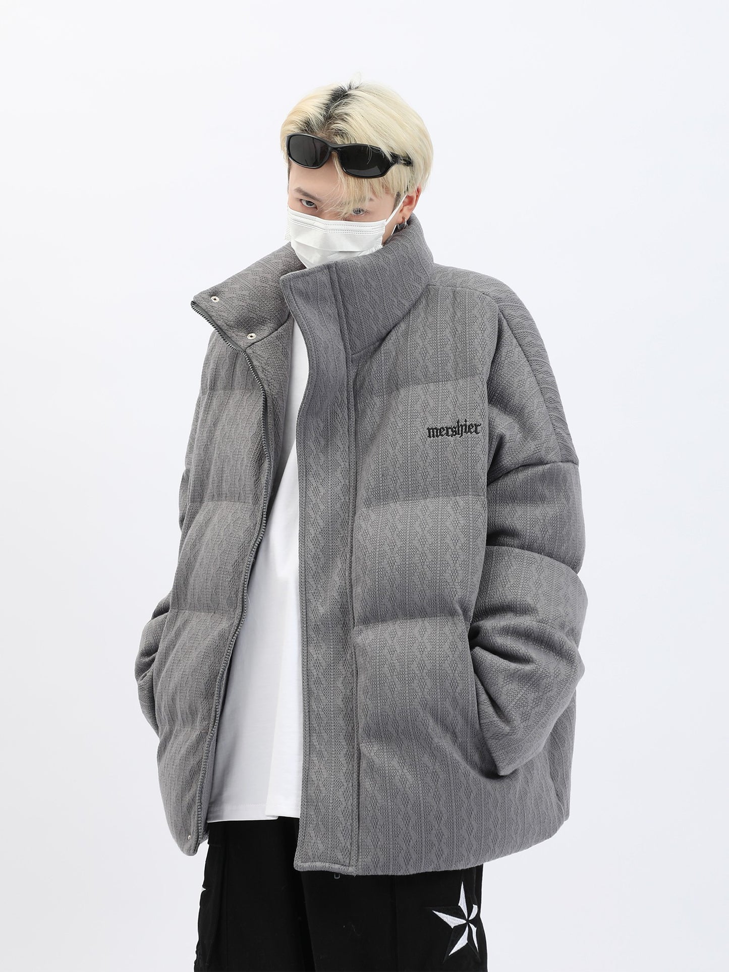 Streetwear Knitwave Puffer Jacket