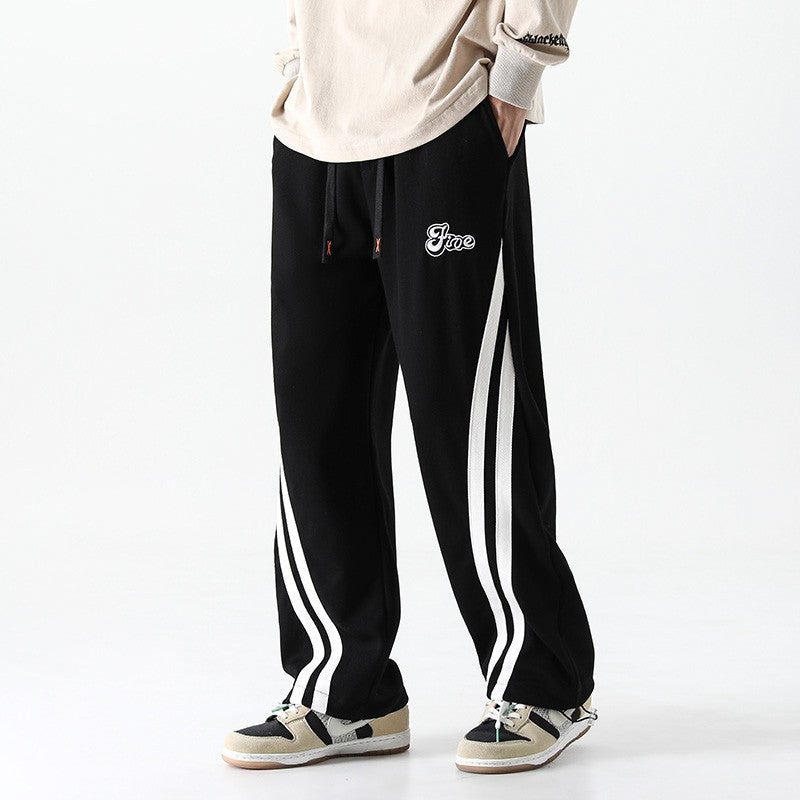 Diagonal Stripe Sweatpants