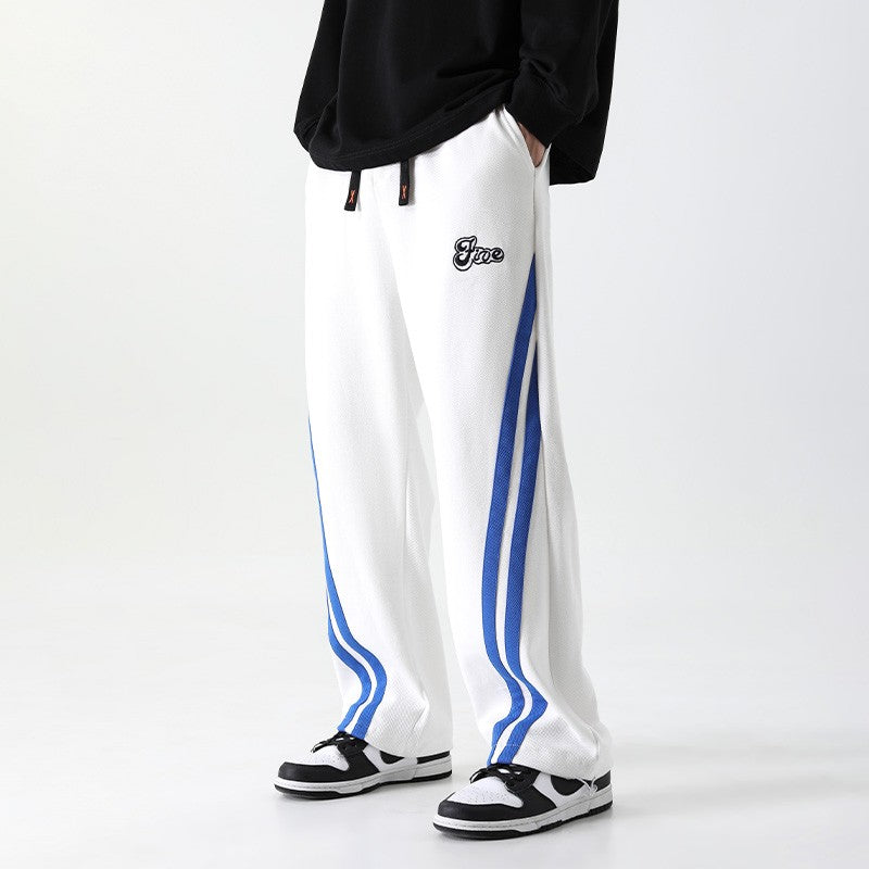 Diagonal Stripe Sweatpants