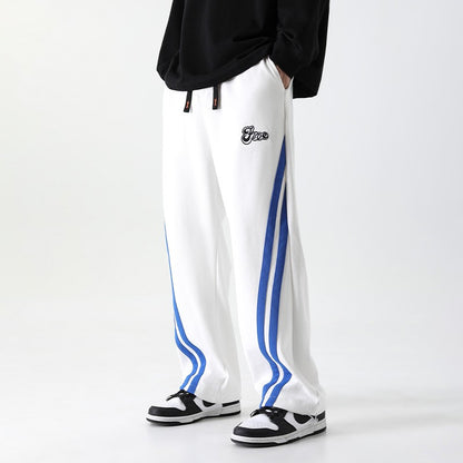 Diagonal Stripe Sweatpants