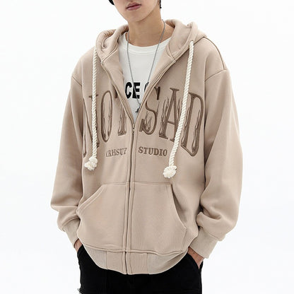 Not Sad Embroidered Hoodie