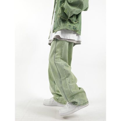 Green Relaxed Baggy Oversized Jeans