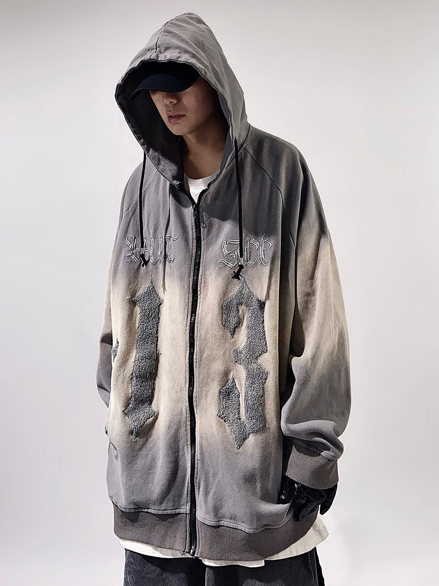 Thirteen Oversized Gradient Hoodie