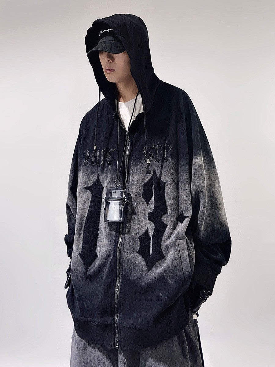 Thirteen Oversized Gradient Hoodie