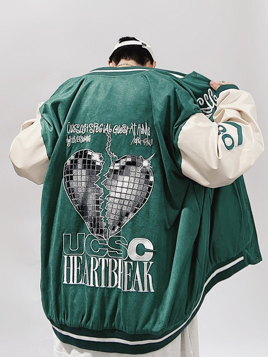 Heartbreak Oversized Varsity Jacket