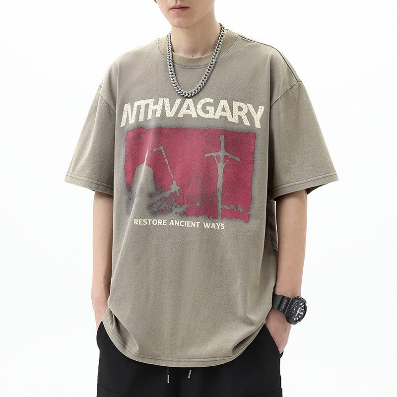 Crucifix Vintage Washed T-Shirt