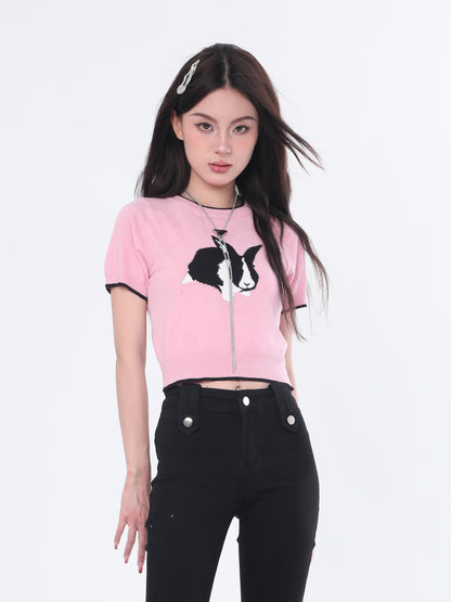 Bunny Knit Baby Tee