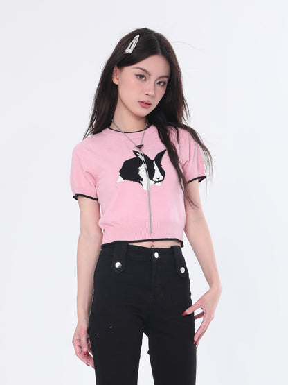Bunny Knit Baby Tee