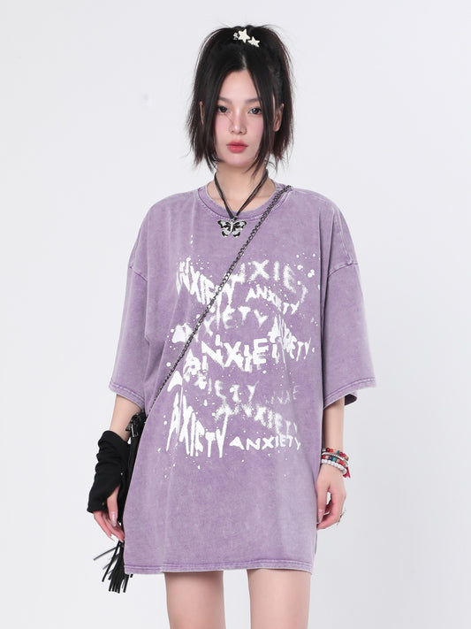 Anxiety Graffiti Vintage Washed T-Shirt