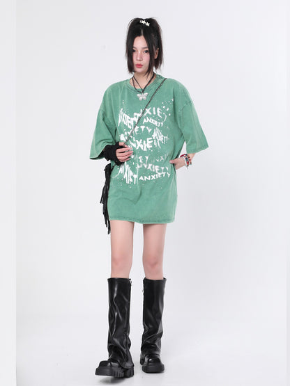 Anxiety Graffiti Vintage Washed T-Shirt