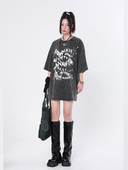 Anxiety Graffiti Vintage Washed T-Shirt