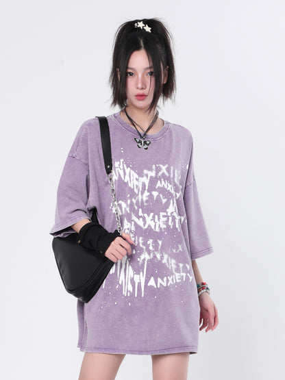 Anxiety Graffiti Vintage Washed T-Shirt