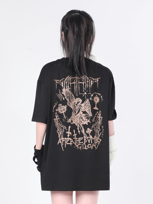 Angel Graffiti Graphic T-Shirt