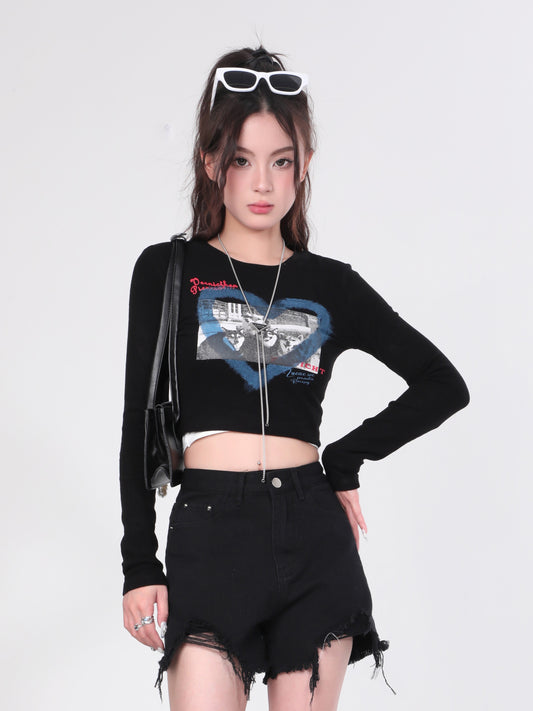 Shiba Love Long Sleeve Top