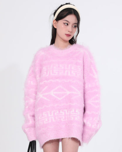 Cotton Candy Pink Sweater