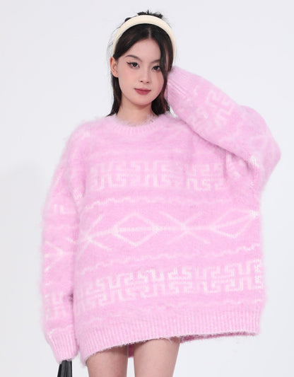 Cotton Candy Pink Sweater