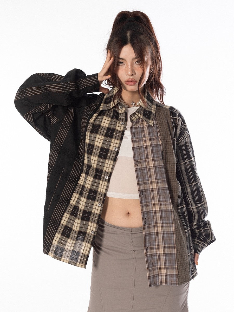 Deconstructed Plaid Shirt