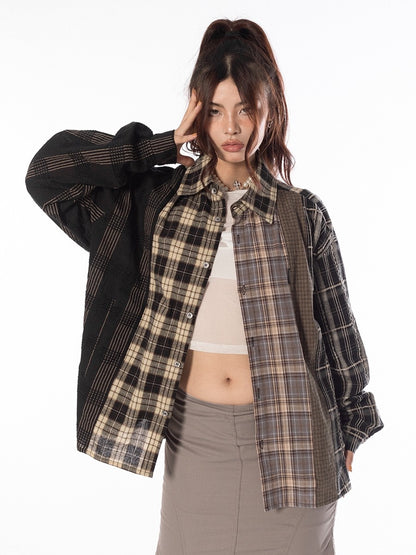 Deconstructed Plaid Shirt