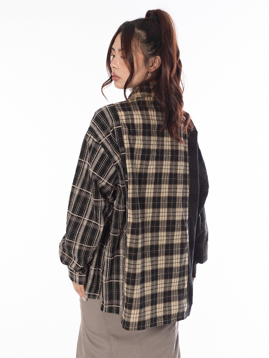 Deconstructed Plaid Shirt