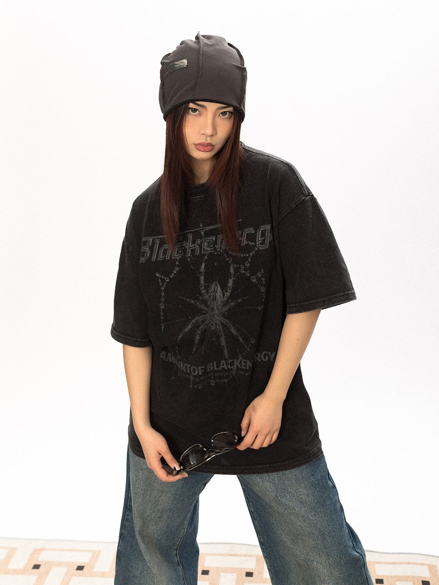 Spider Vintage Washed T-Shirt