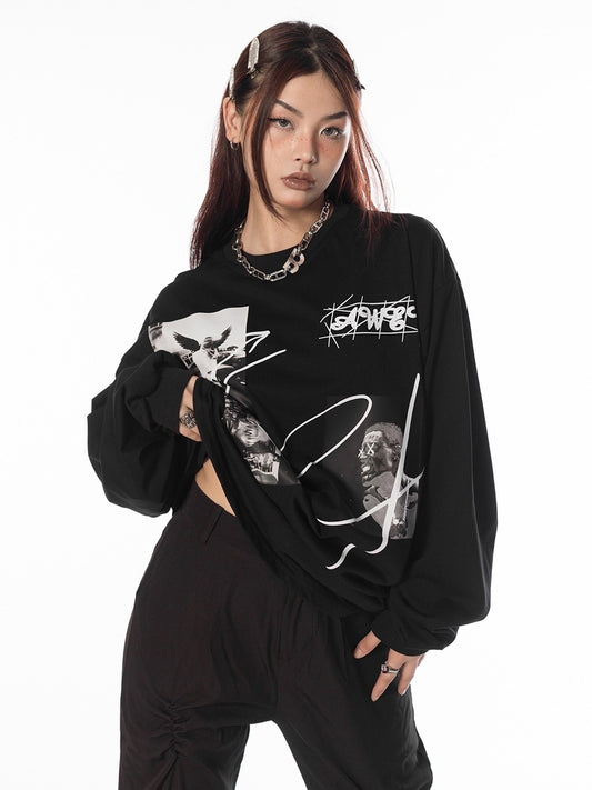 BW Graffiti Long Sleeve Top