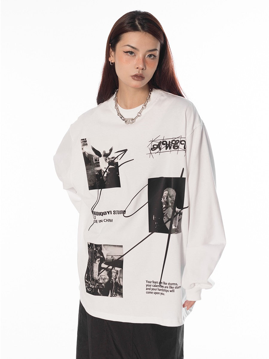 BW Graffiti Long Sleeve Top