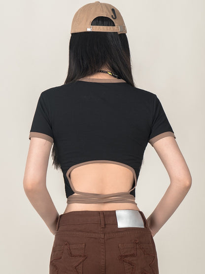 Eagles Cutout Baby Tee