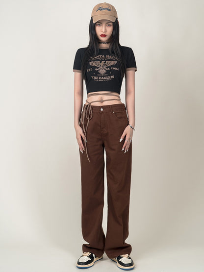 Eagles Cutout Baby Tee